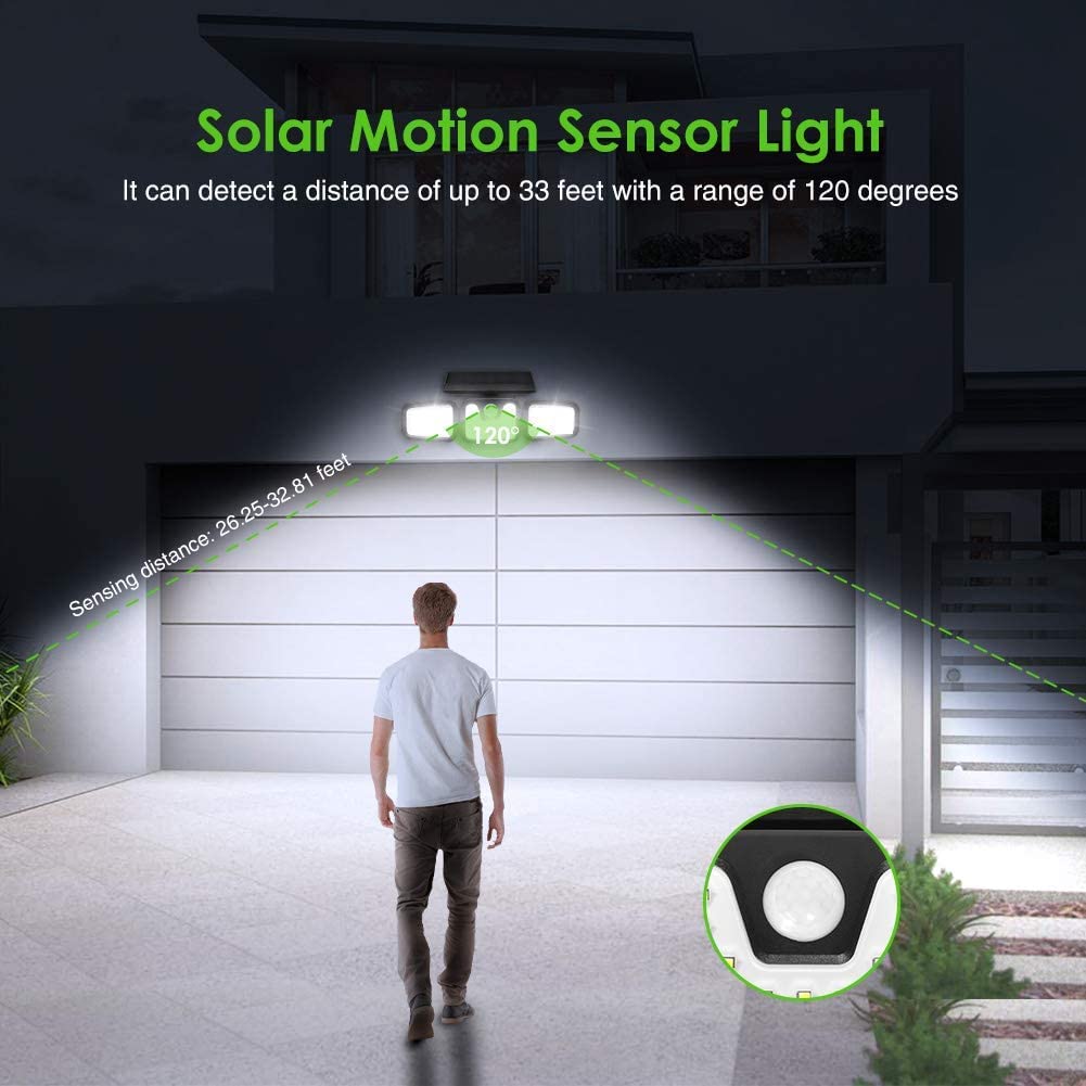 Luces solares con sensor de movimiento y control remoto | Mejormarcado