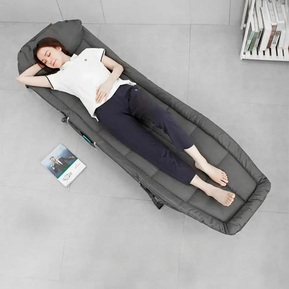 Cama Individual Plegable Portátil Acolchado y Reforzado