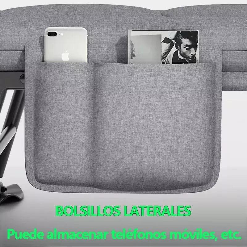 Cama Individual Plegable Portátil Acolchado y Reforzado