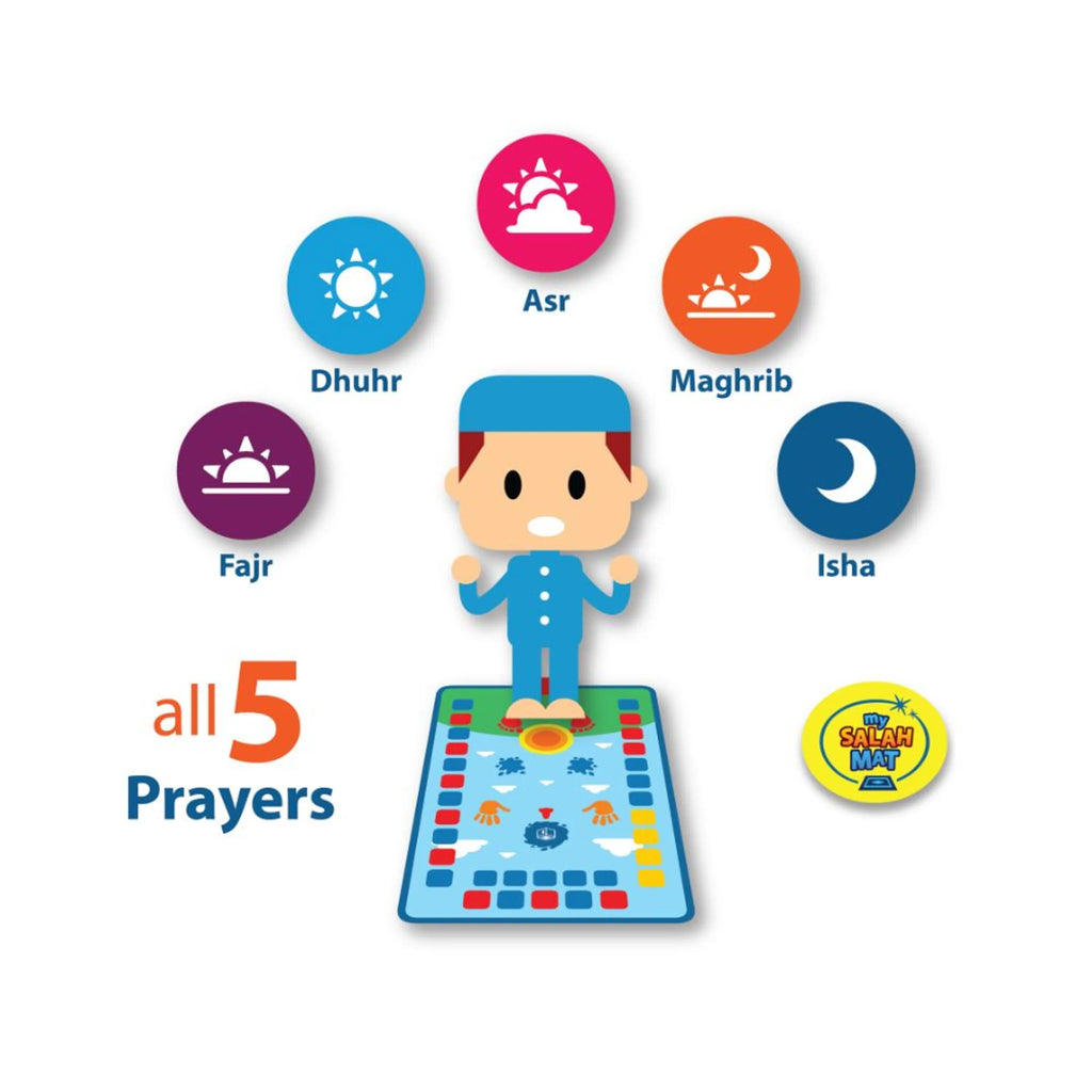Alfombra de oración educativa para niños: Alfombra de oración interactiva para que los niños aprendan.