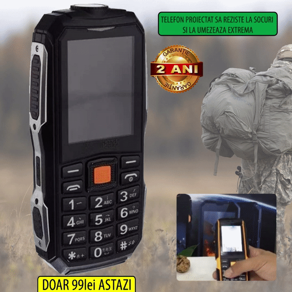 BLACK FRIDAY 2023 | Teléfono militar, doble SIM, batería de 2800 mAh